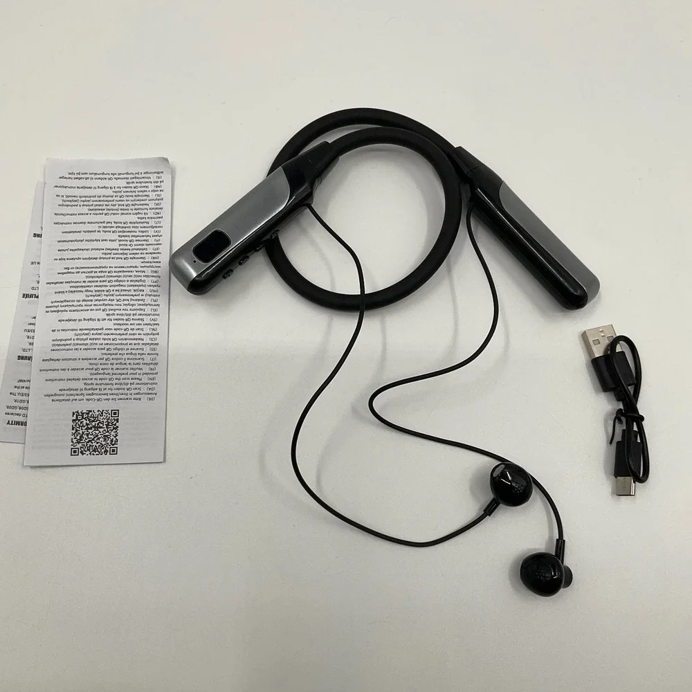 Wireless Sport Neckband Headphones Bluetooth LED OS Sport Minimalist Everyday